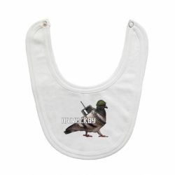 Слюнявчик Голубь на москву-PrintSalon Слюнявчик Голубь на москву