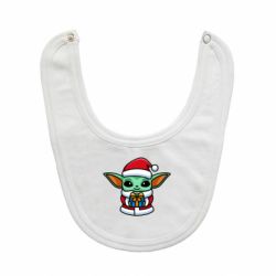 Слюнявчик  Grogu Santa Claus - PrintSalon