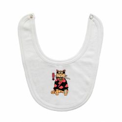 Слюнявчик  Japanese Akatsuki cat - PrintSalon