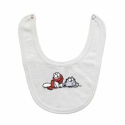 Слюнявчик  Кот Саймона Зима - PrintSalon