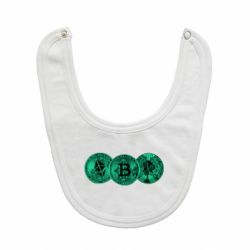 Слюнявчик  Криптовалюта - PrintSalon