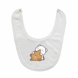 Слюнявчик  Кусь мишки - PrintSalon