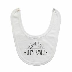 Слюнявчик  Let's travel and the sun - PrintSalon