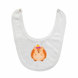 Слюнявчик  Little hedgehog in a hat - PrintSalon