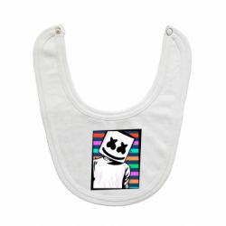 Слюнявчик  Marshmello Colorful Portrait - PrintSalon