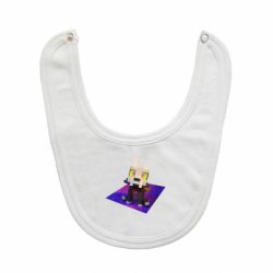 Слюнявчик  Minecraft King - PrintSalon