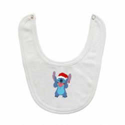 Слюнявчик  Новогодний Стич - PrintSalon