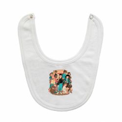 Слюнявчик  Очень странные дела арт - PrintSalon