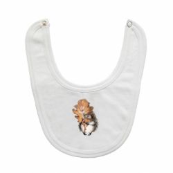 Слюнявчик  Осенний ежик - PrintSalon