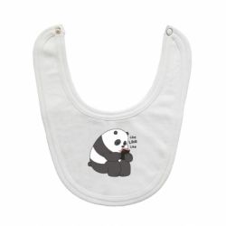 Слюнявчик  Панда лайк - PrintSalon