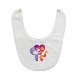 Слинявчик Парочка. Котики - PrintSalon