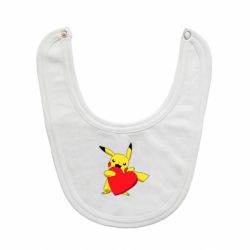 Слюнявчик  Pikachu Heart - PrintSalon