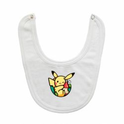 Слюнявчик  Pikachu with ketchup - PrintSalon