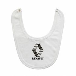 Слюнявчик  Renault Logo 1972 - PrintSalon