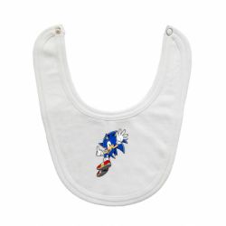 Слюнявчик  Sonic and the jump - PrintSalon