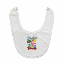 Слюнявчик  Surfing Paradise Flamingo - PrintSalon