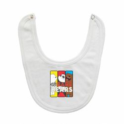 Слюнявчик  We bare bears collage - PrintSalon