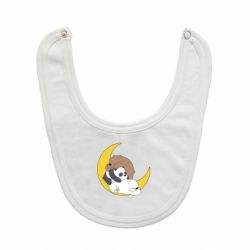 Слюнявчик  We bare bears sleep - PrintSalon