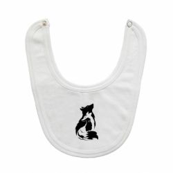 Слюнявчик  Wolf And Fox - PrintSalon