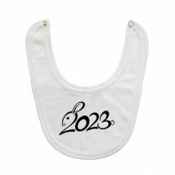 Слюнявчик  Заяц 2023 - PrintSalon