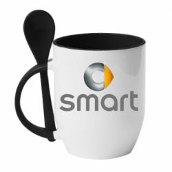 Чашка с ложкой Smart 2 - PrintSalon