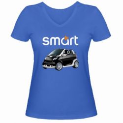 Женская футболка с V-образным вырезом Smart 450 - PrintSalon