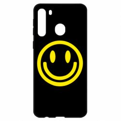 Чехол для Samsung A21 Смайлик - PrintSalon