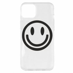 Чехол для iPhone 14 Plus Смайлик - PrintSalon