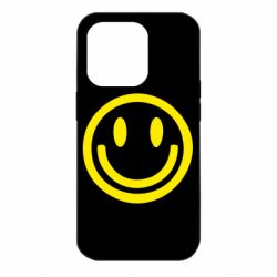 Чехол для iPhone 14 Pro Смайлик - PrintSalon