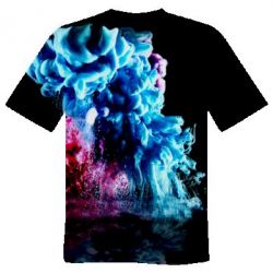 Мужская футболка 3D Smoke-PrintSalon Мужская футболка 3D Smoke