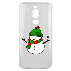 Чехол для Meizu X8 Снеговик - PrintSalon