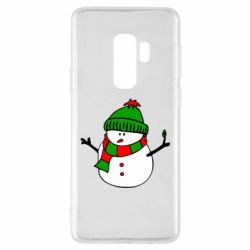 Чехол для Samsung S9+ Снеговик - PrintSalon