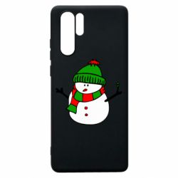 Чехол для Huawei P30 Pro Снеговик - PrintSalon