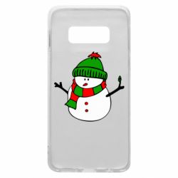 Чехол для Samsung S10e Снеговик - PrintSalon