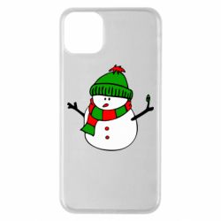 Чехол для iPhone 11 Pro Max Снеговик - PrintSalon