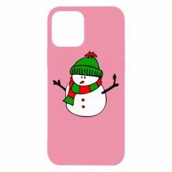 Чехол для iPhone 12 Pro Снеговик - PrintSalon