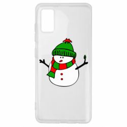 Чехол для Samsung A41 Снеговик - PrintSalon