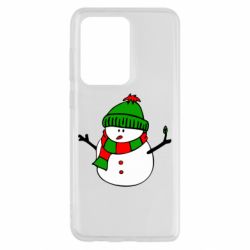 Чехол для Samsung S20 Ultra Снеговик - PrintSalon