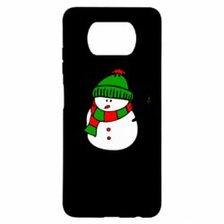 Чехол для Xiaomi Poco X3 Снеговик
