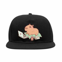 Снепбек Capybara With Laptop - PrintSalon