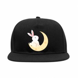 Снепбек Cute rabbit on the moon - PrintSalon