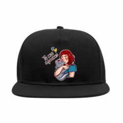 Снепбек Девочка с котом - ты мое сердечко - PrintSalon