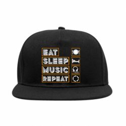 Снепбек Eat sleep dj repeat. - PrintSalon