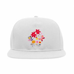 Снепбек Flowers and Butterflies - PrintSalon