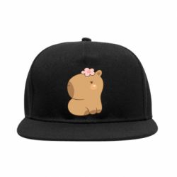 Снепбек Капібара з квіткою - PrintSalon