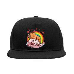 Снепбек Капибара на рыбе - PrintSalon