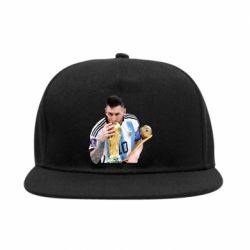 Снепбек Месси целует кубок - PrintSalon
