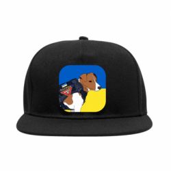 Снепбек Патрон на фоне флага - PrintSalon