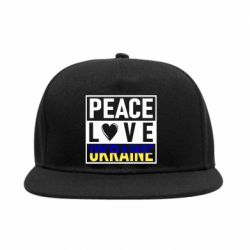 Снепбек PEACE LOVE UKRAINE - PrintSalon