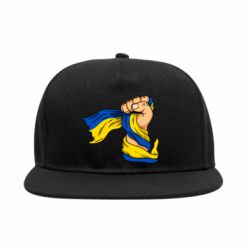 Снепбек Рука с украинским флагом - PrintSalon